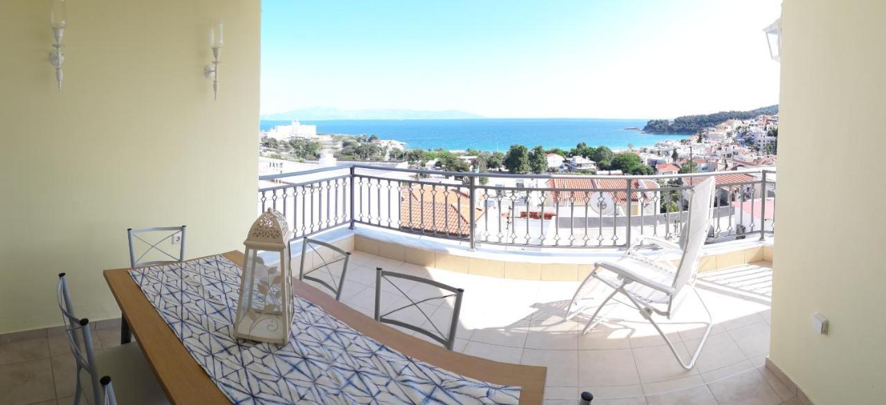 Great Sea View Apartment Kavala Exterior photo